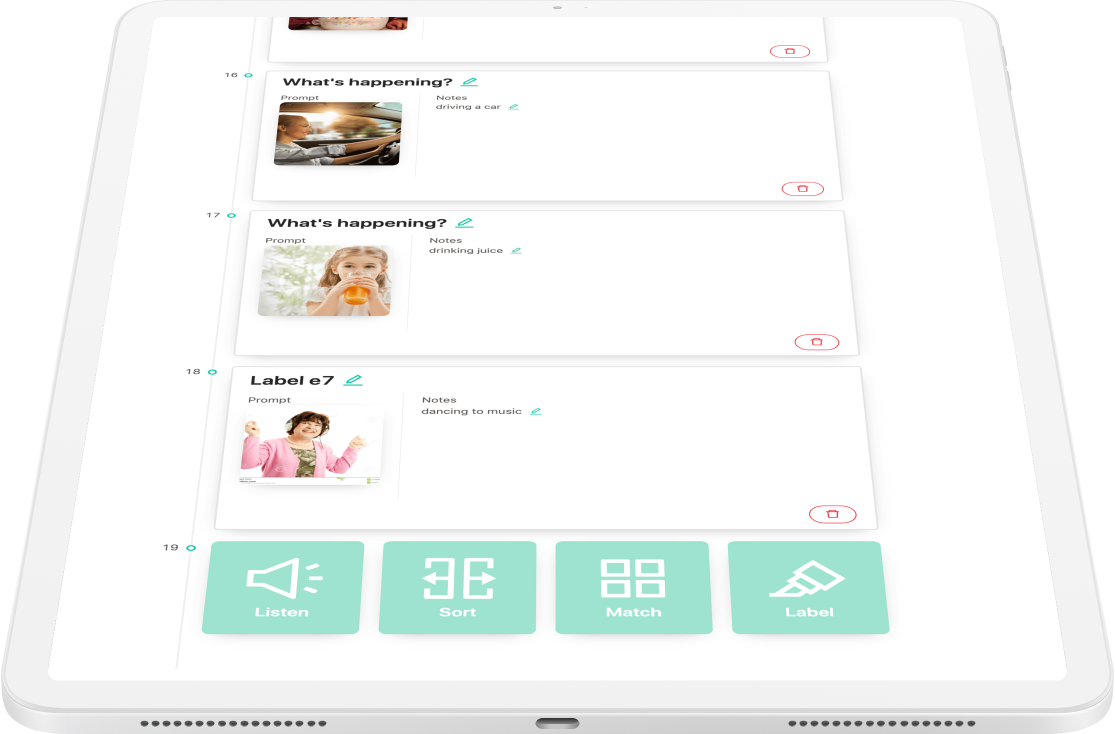 create targets on iPad